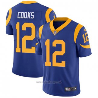 Maglia NFL Game Los Angeles Rams 12 Brandin Cooks Alternate Blu
