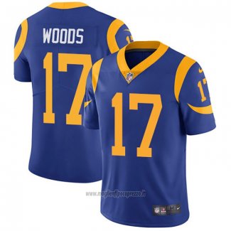 Maglia NFL Game Los Angeles Rams 17 Robert Woods Alternate Blu