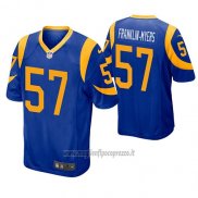 Maglia NFL Game Los Angeles Rams John Franklin Myers Blu Giallo