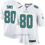 Maglia NFL Game Miami Dolphins Sims Bianco