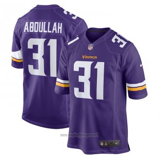 Maglia NFL Game Minnesota Vikings Ameer Abdullah Viola