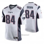 Maglia NFL Game New England Patriots Antonio Brown Bianco