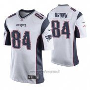 Maglia NFL Game New England Patriots Antonio Brown Bianco