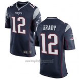 Maglia NFL Game New England Patriots Brady Blu