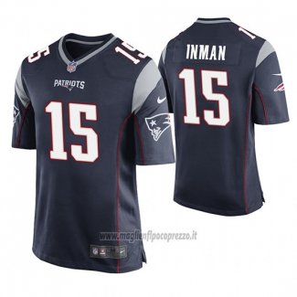 Maglia NFL Game New England Patriots Dontrelle Inman Blu
