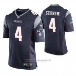 Maglia NFL Game New England Patriots Jarrett Stidham Blu