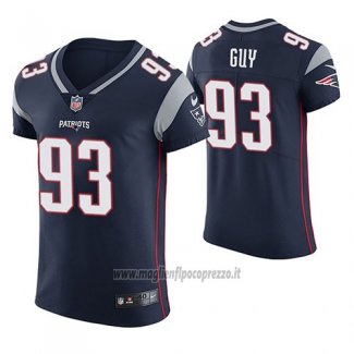 Maglia NFL Game New England Patriots Lawrence Guy Blu Vapor Untouchable