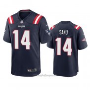 Maglia NFL Game New England Patriots Mohamed Sanu 2020 Blu