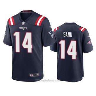 Maglia NFL Game New England Patriots Mohamed Sanu 2020 Blu