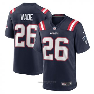 Maglia NFL Game New England Patriots Shaun Wade Blu