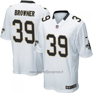 Maglia NFL Game New Orleans Saints Browner Bianco