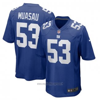 Maglia NFL Game New York Giants Darius Muasau Blu