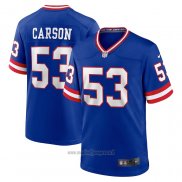 Maglia NFL Game New York Giants Harry Carson Classic Retired Blu