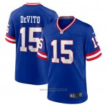 Maglia NFL Game New York Giants Tommy Devito Alternato Blu