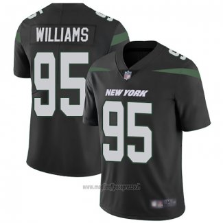 Maglia NFL Game New York Jets 95 Quinnen Williams Alternate Nero