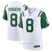 Maglia NFL Game New York Jets Aaron Rodgers Classic Alternato Bianco