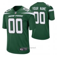 Maglia NFL Game New York Jets Personalizzate Game Verde