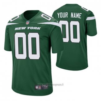 Maglia NFL Game New York Jets Personalizzate Game Verde