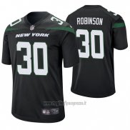 Maglia NFL Game New York Jets Rashard Robinson Nero 60 Anniversario