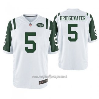 Maglia NFL Game New York Jets Teddy Bridgewater Bianco