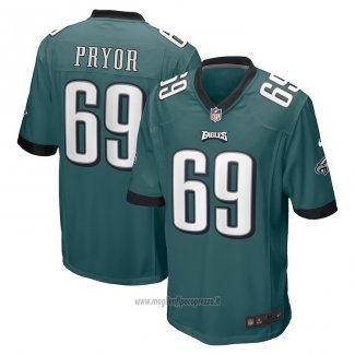 Maglia NFL Game Philadelphia Eagles Matt Pryor Verde
