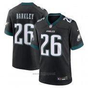 Maglia NFL Game Philadelphia Eagles Saquon Barkley Alternato Nero