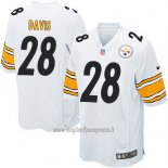 Maglia NFL Game Pittsburgh Steelers Davis Bianco