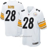 Maglia NFL Game Pittsburgh Steelers Davis Bianco