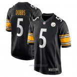 Maglia NFL Game Pittsburgh Steelers Joshua Dobbs Nero