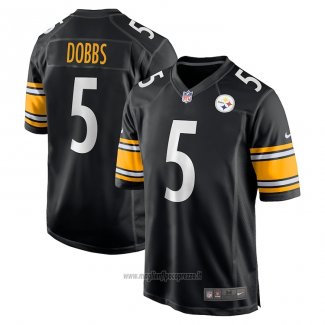 Maglia NFL Game Pittsburgh Steelers Joshua Dobbs Nero