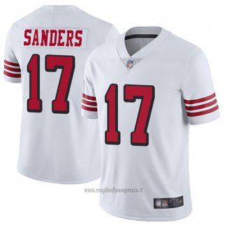 Maglia NFL Game San Francisco 49ers 17 Emmanuel Sanders Bianco