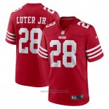Maglia NFL Game San Francisco 49ers Darrell Luter JR. Rosso