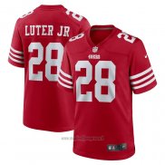 Maglia NFL Game San Francisco 49ers Darrell Luter JR. Rosso