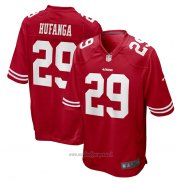 Maglia NFL Game San Francisco 49ers Talanoa Hufanga Rosso
