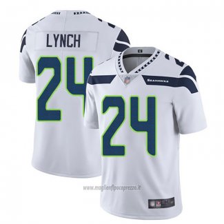 Maglia NFL Game Seattle Seahawks 24 Marshawn Lynch Bianco