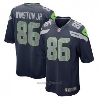 Maglia NFL Game Seattle Seahawks Easop Winston JR. Home Blu
