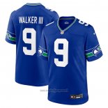 Maglia NFL Game Seattle Seahawks Kenneth Walker III Throwback Blu