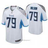 Maglia NFL Game Tennessee Titans 79 Isaiah Wilson Bianco