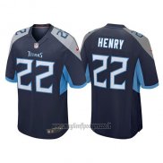 Maglia NFL Game Tennessee Titans Derrick Henry 2018 Blu