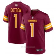 Maglia NFL Game Washington Commanders Jahan Dotson 2022 NFL Draft Pick Rosso