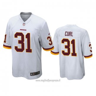 Maglia NFL Game Washington Commanders Kamren Curl Bianco