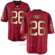 Maglia NFL Gold Game Houston Texans Miller Rosso