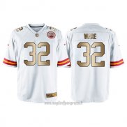Maglia NFL Gold Game Kansas City Chiefs Ware Bianco