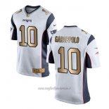 Maglia NFL Gold Game New England Patriots Garoppolo Bianco