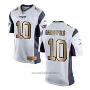 Maglia NFL Gold Game New England Patriots Garoppolo Bianco