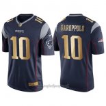 Maglia NFL Gold Game New England Patriots Garoppolo Profundo Blu