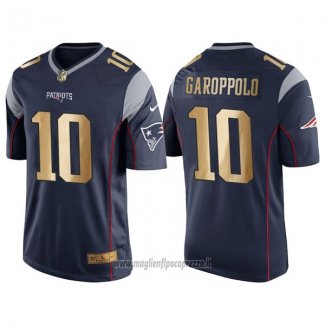 Maglia NFL Gold Game New England Patriots Garoppolo Profundo Blu