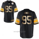 Maglia NFL Gold Game Pittsburgh Steelers Jones Nero