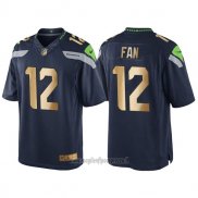 Maglia NFL Gold Game Seattle Seahawks Fan Profundo Blu