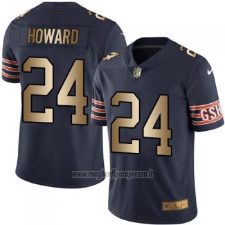 Maglia NFL Gold Legend Chicago Bears Howard Profundo Blu